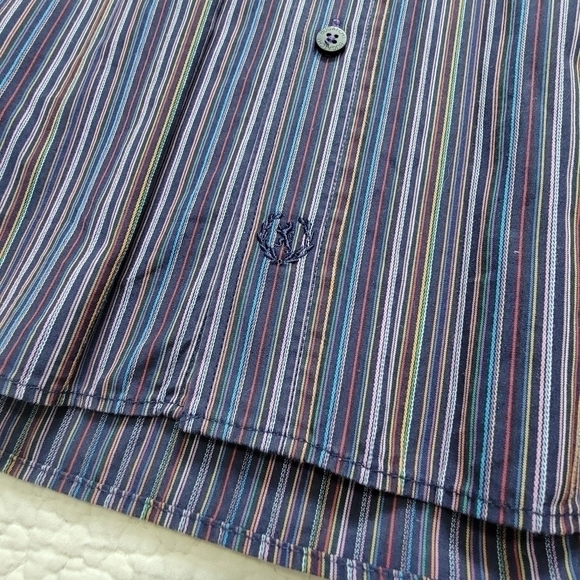 Bugatchi Striped Button Down Dress Shirt - Picture 5 of 7